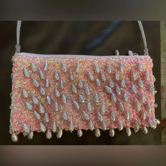 Laviola Beaded Sequins Evening Bag NWOT - Picture 8 of 10